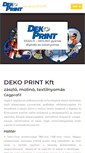 Mobile Screenshot of deko-print.hu