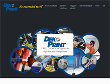 Tablet Screenshot of deko-print.hu